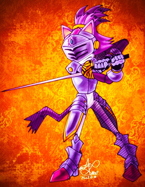Sir Perciva, Fanartinpired from Sonic BlackKnights series